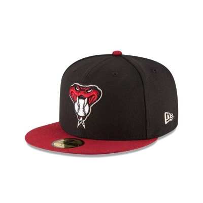 Arizona Diamondbacks Gorra | New Era MLB Authentic Collection 59fifty Fitted Cap Mexico - Negros
